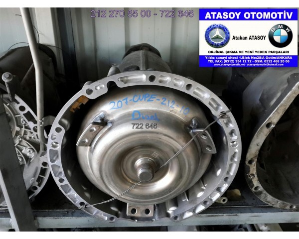 MERCEDES W207 E250CDI OTOMATİK ŞANZIMAN 722646 - 2122705500 - 2202711901 A2122705500 A2202711901 - 2122705500722646 MERCEDES 722646 MERCEDES 722 646 ÇIKMA